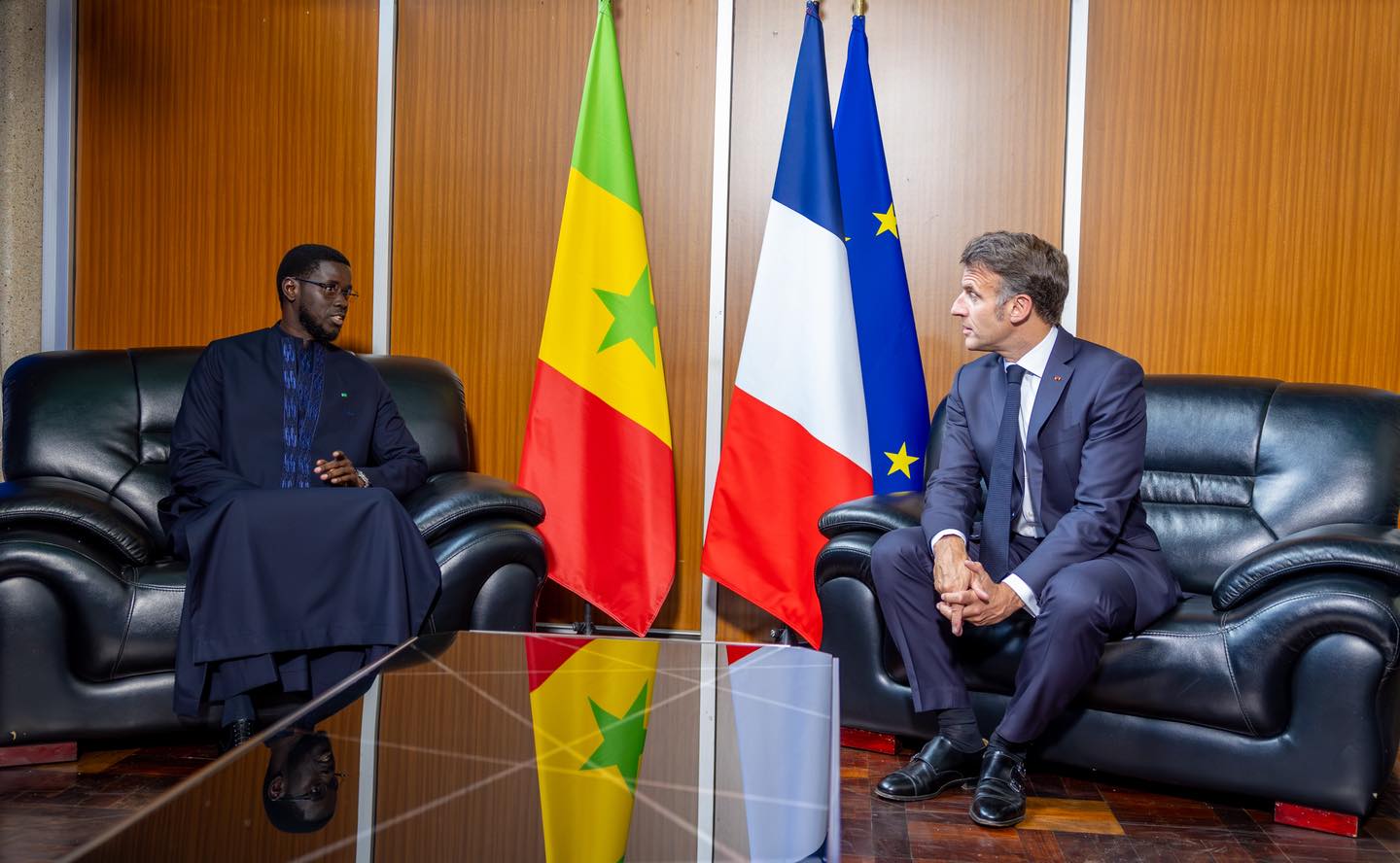 diomaye faye and macron discuss Senegal France ties at Nairobi summit