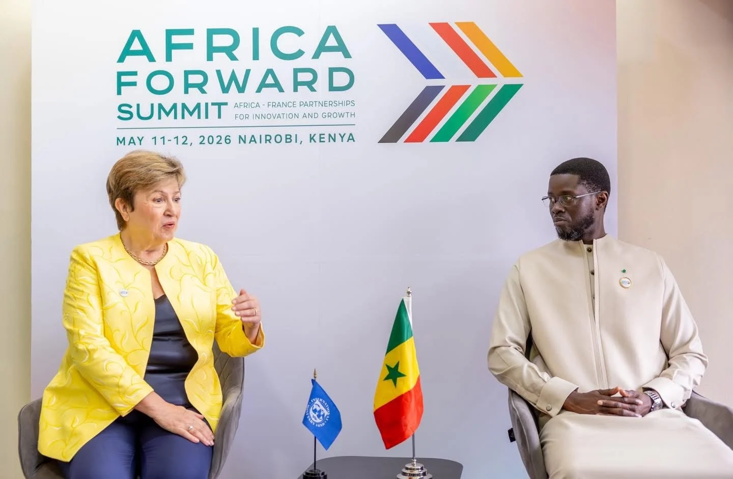 FMI–Sénégal : Kristalina Georgieva évoque la dette et les réformes après son échange avec Diomaye
