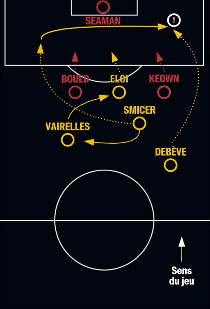 Mickaël Debève scoring the winning goal at Wembley