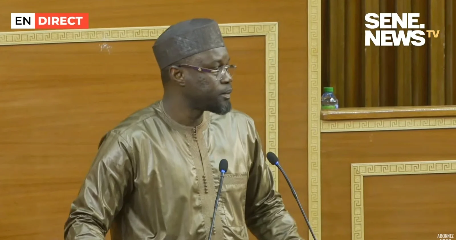 Sénégal's Prime Minister Ousmane Sonko speaks on homosexuality legislation