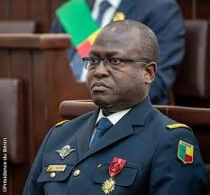 General Djimon Dieudonné Tévoèdjrè in military attire