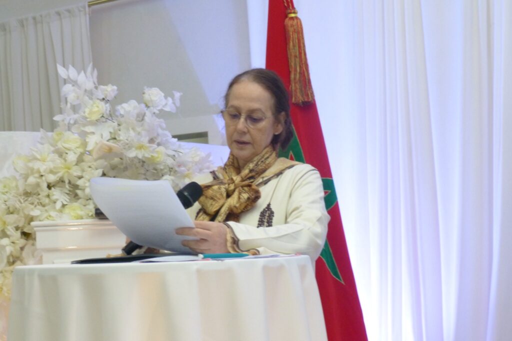 Moroccan officials and German dignitaries at the event