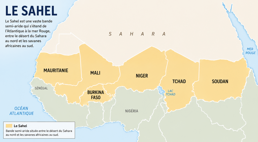 Sahel humanitarian crisis map 2026