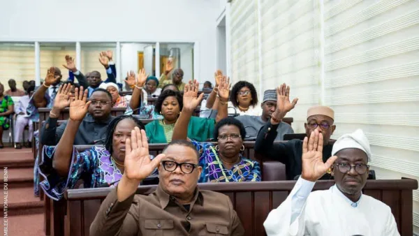 Bénin National Assembly deputies in session