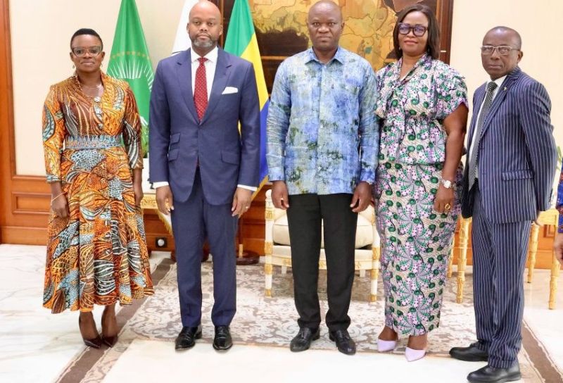 President Oligui Nguema meeting with AfCFTA delegation