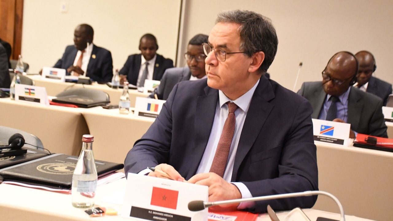 Ambassador Mohamed Arrouchi representing Morocco at the African Union
