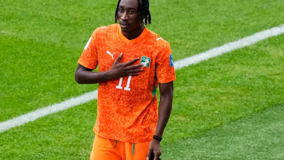 Yan Diomandé in action