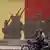 Monument in Bamako honoring Mali's armed forces after rebel attacks (illustration)