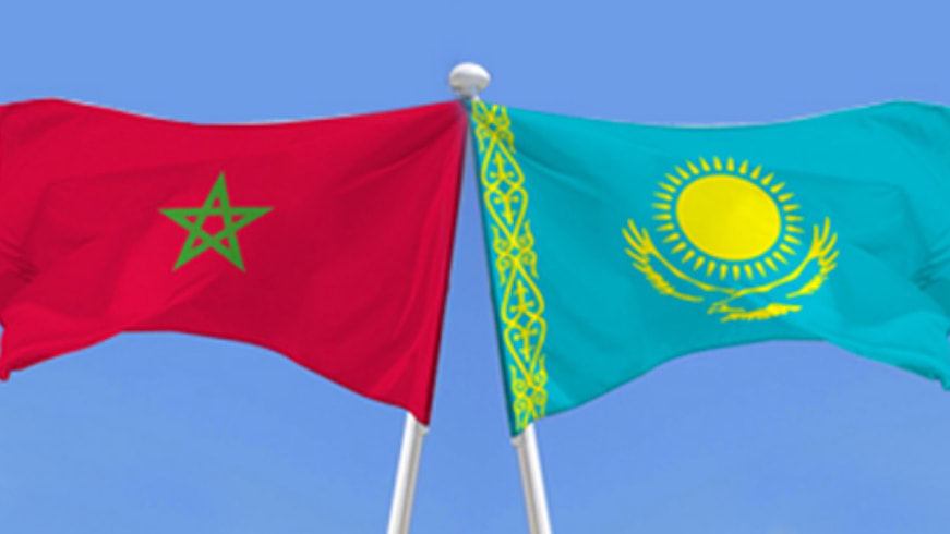 Delegation of officials from Kazakhstan and Morocco at a meeting in Rabat