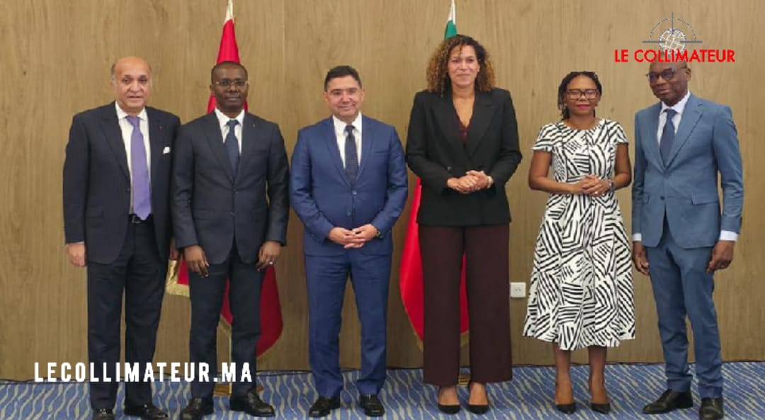 Delegations from Bénin and Morocco during partnership talks