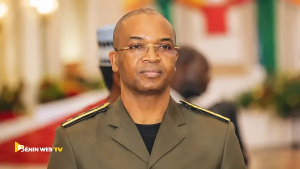 Minister Djibril Mama Cissé Moussa addressing the mid-term review of the Interior Ministry’s 2026 plan