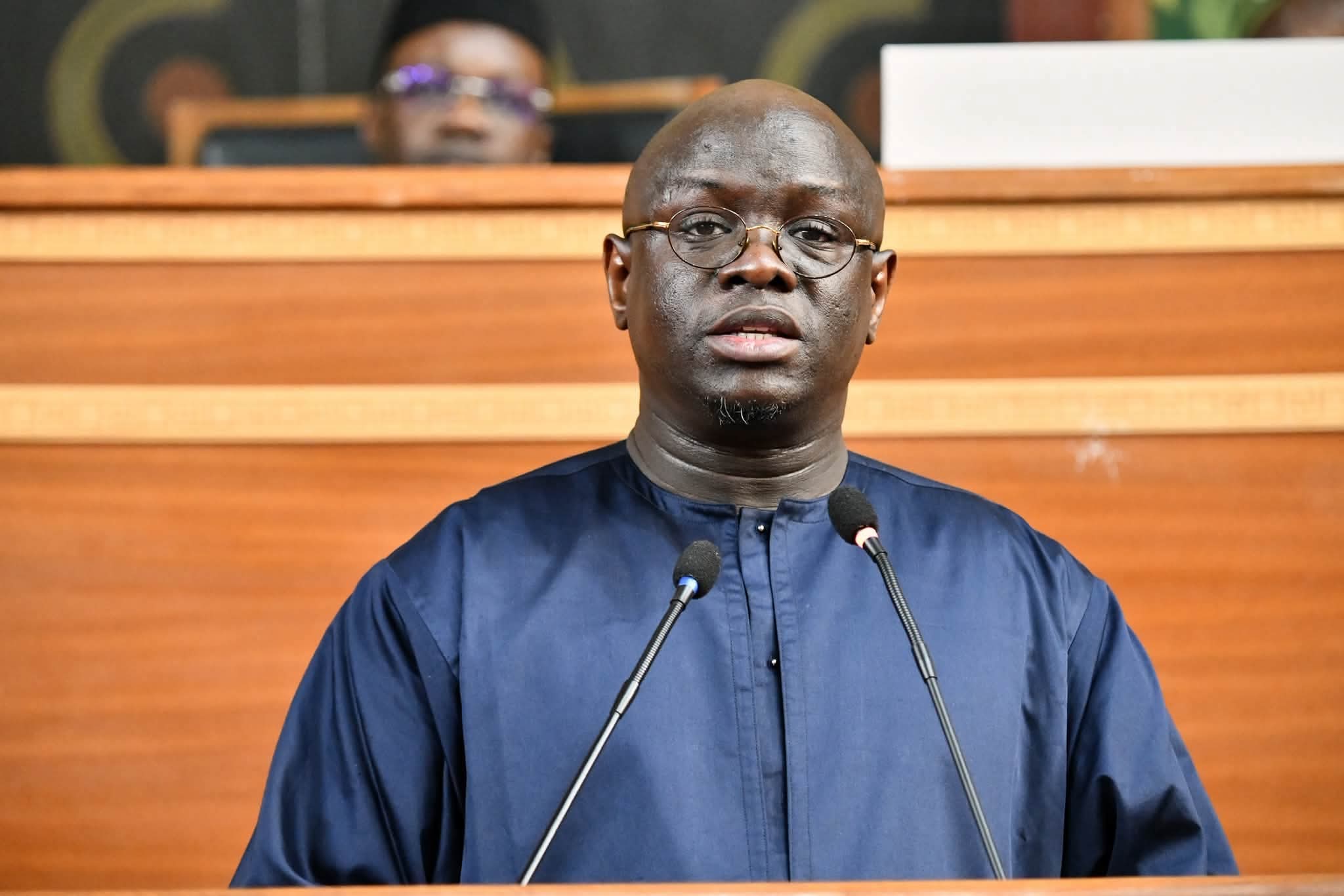 Minister Cheikh Diba addressing parliamentary concerns Minister Cheikh Diba addressing parliamentary concerns